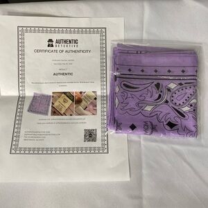 MCM Lavender Paisley Bandana